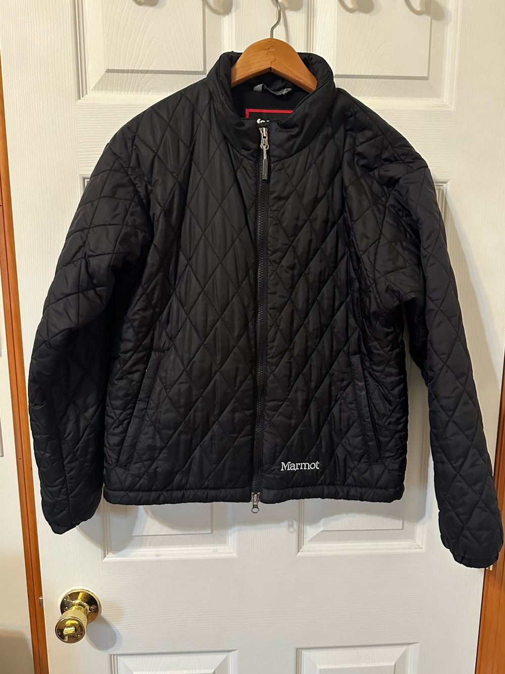 Marmot Black Quilted Puffer Jacket